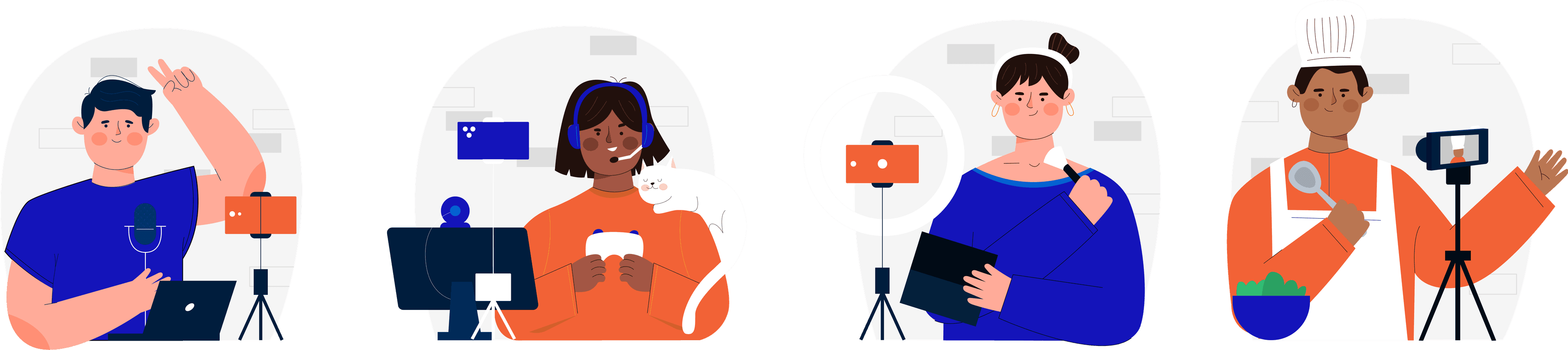 Person with arm extending